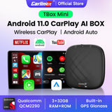 Carlinkit Android 11 CarPlay TBox Mini sans fil Android Auto &amp; Apple CarPlay Google Play YouTube Netflix Spotify adaptateur USB