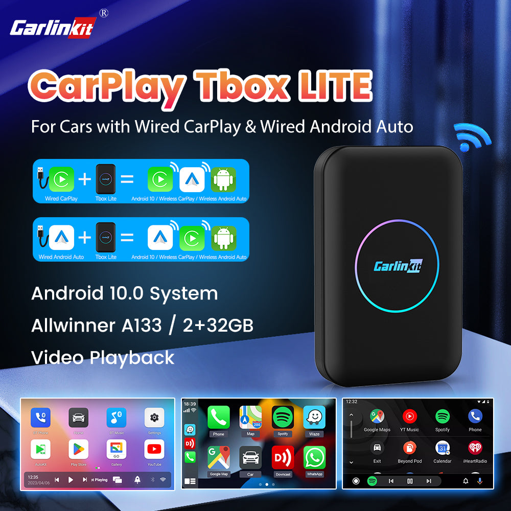 2024 Carlinkit LITE Wireless Android Auto & Car Play Ai Box Usb Watch –  Carlinkit Wireless CarPlay Official Store