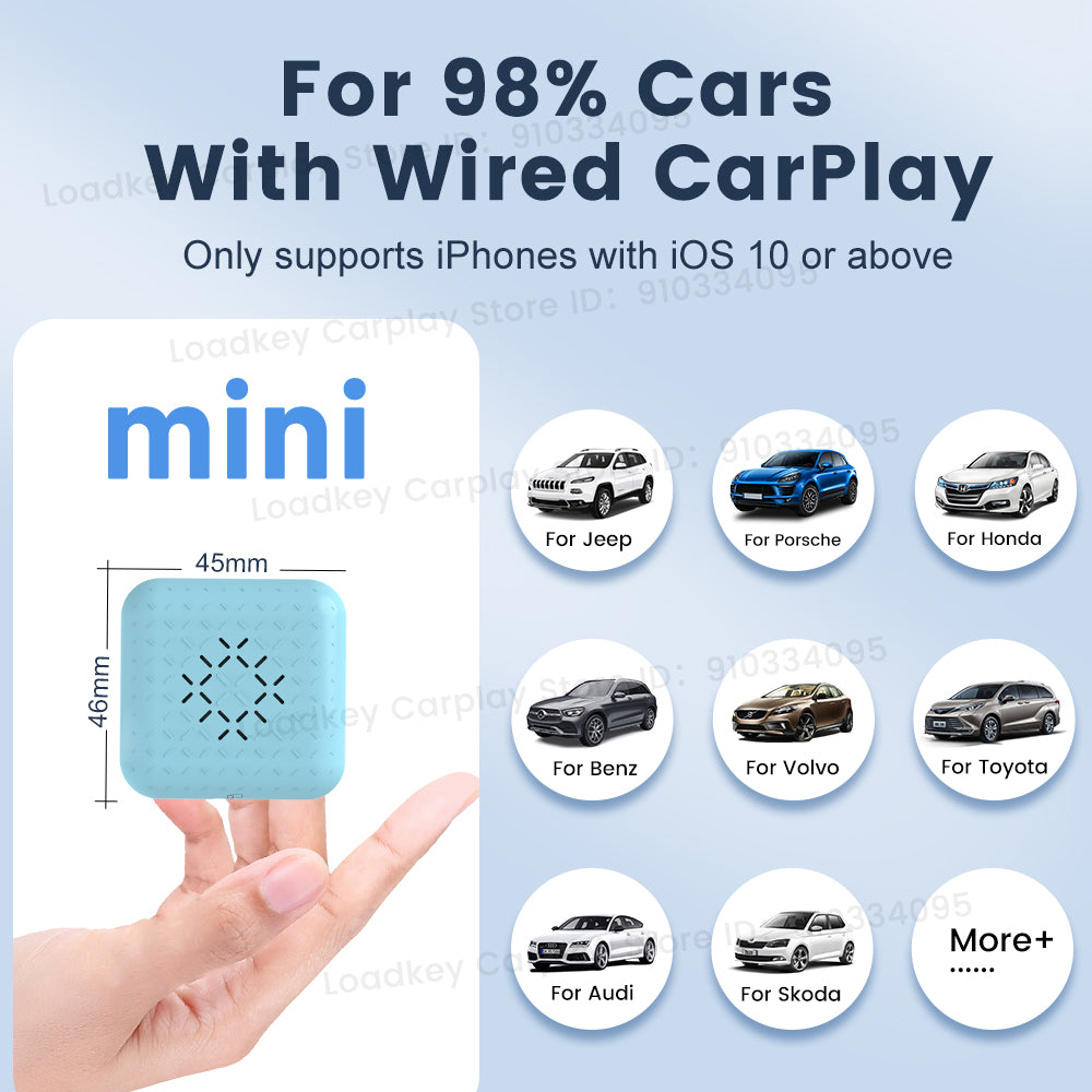 Carlinkit 5 2air Wireless CarPlay Android Auto Wireless Box 2in 1 Adapter  2-Channel Work Waze