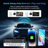 2024 Carlinkit Ai Box S2C LED Android Wireless Carplay adapter Android 13 Qualcomm 6115 8-cores 64G Smart Tv Box For Netflix IPTV