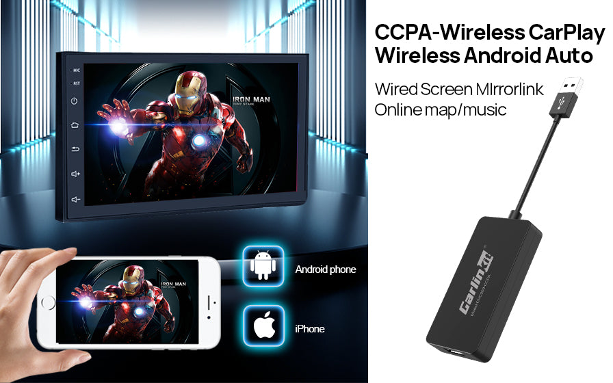 Carlinkit Wireless Carplay Android Auto Original Sans Fil Upgrade Ccpa -  Équipement auto
