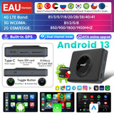 128GB Carlinkit Smart Tv Box Android 13 Wireless Carplay QCM 6125 Wireless Android Auto 8-Cores Play Video For Youtube Netflix