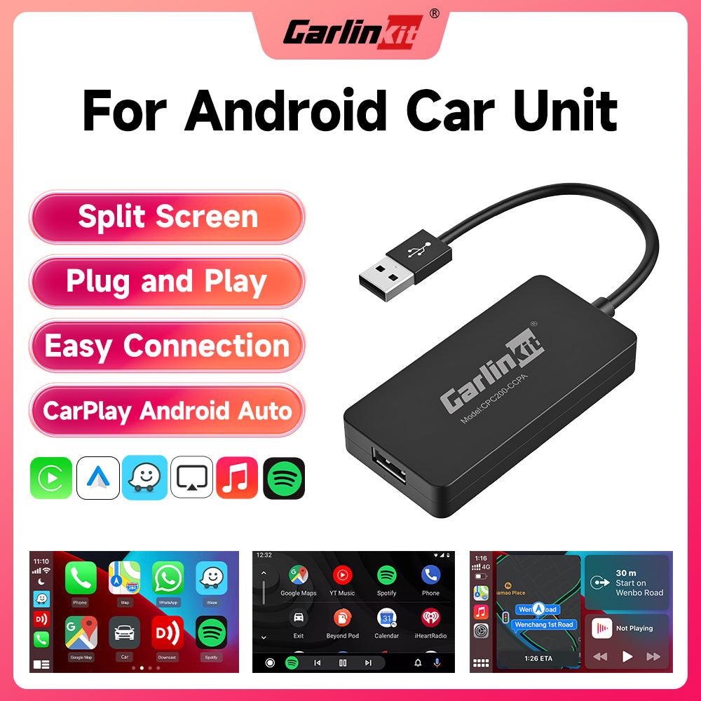 Carlinkit Dongle USB Wireless CarPlay Android auto Box Wired