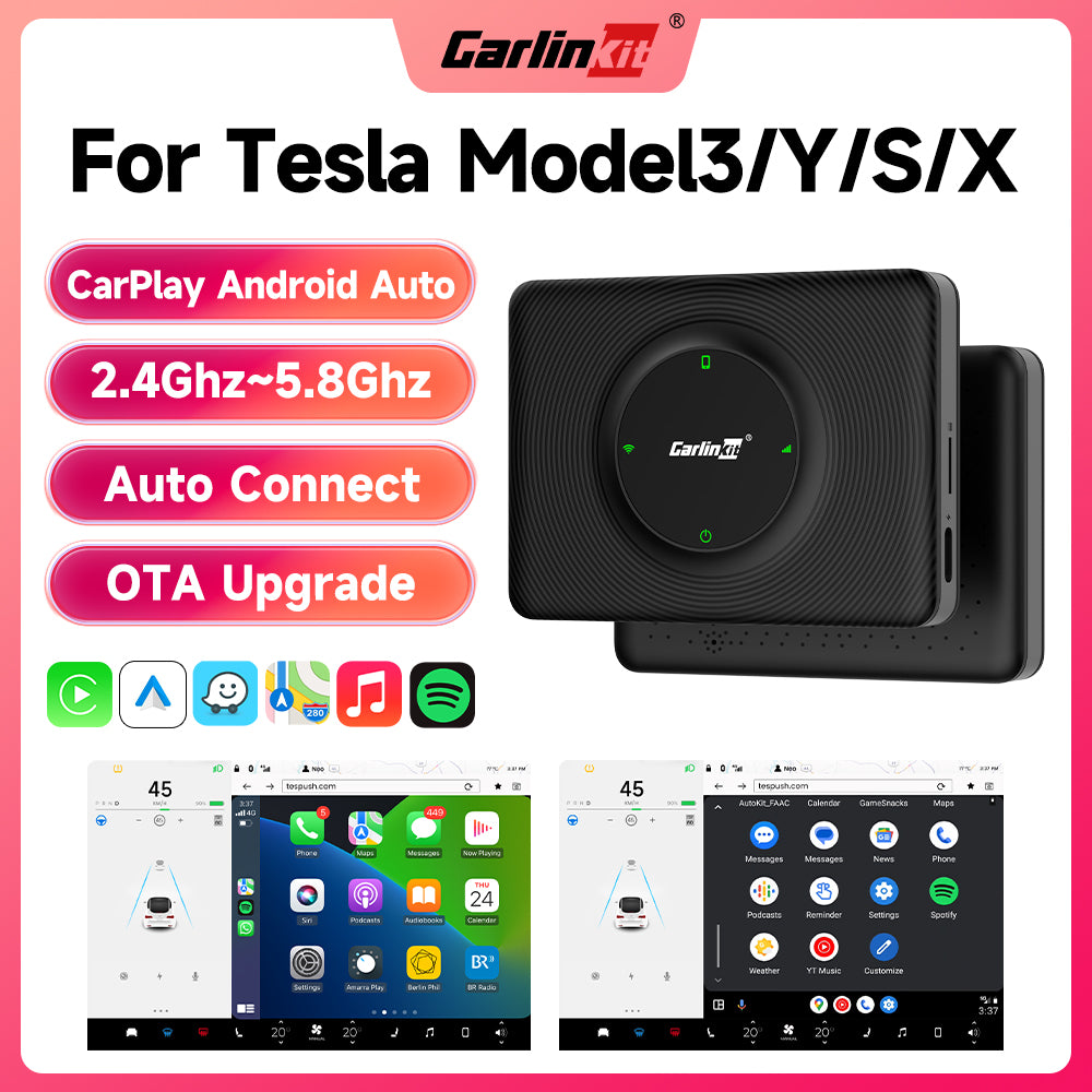 Pour Modèle Y 3 X S Carplay Box Pour CarPlay Pour Android Auto