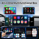 CarlinKit QCM 6115 Wireless CarPlay Android TV Ai Box For Netflix Wireless Android Auto Video Streaming Box 2.4&5Ghz Wifi BT FOTA Upgrade