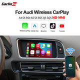 Carlinkit Wireless Auto Smart Box for Audi A4 S4 RS4 A5 S5 RS5 Q5 SQ5 NO-MMI 3G/3G+ 2009-2018 Support Carplay Android Auto