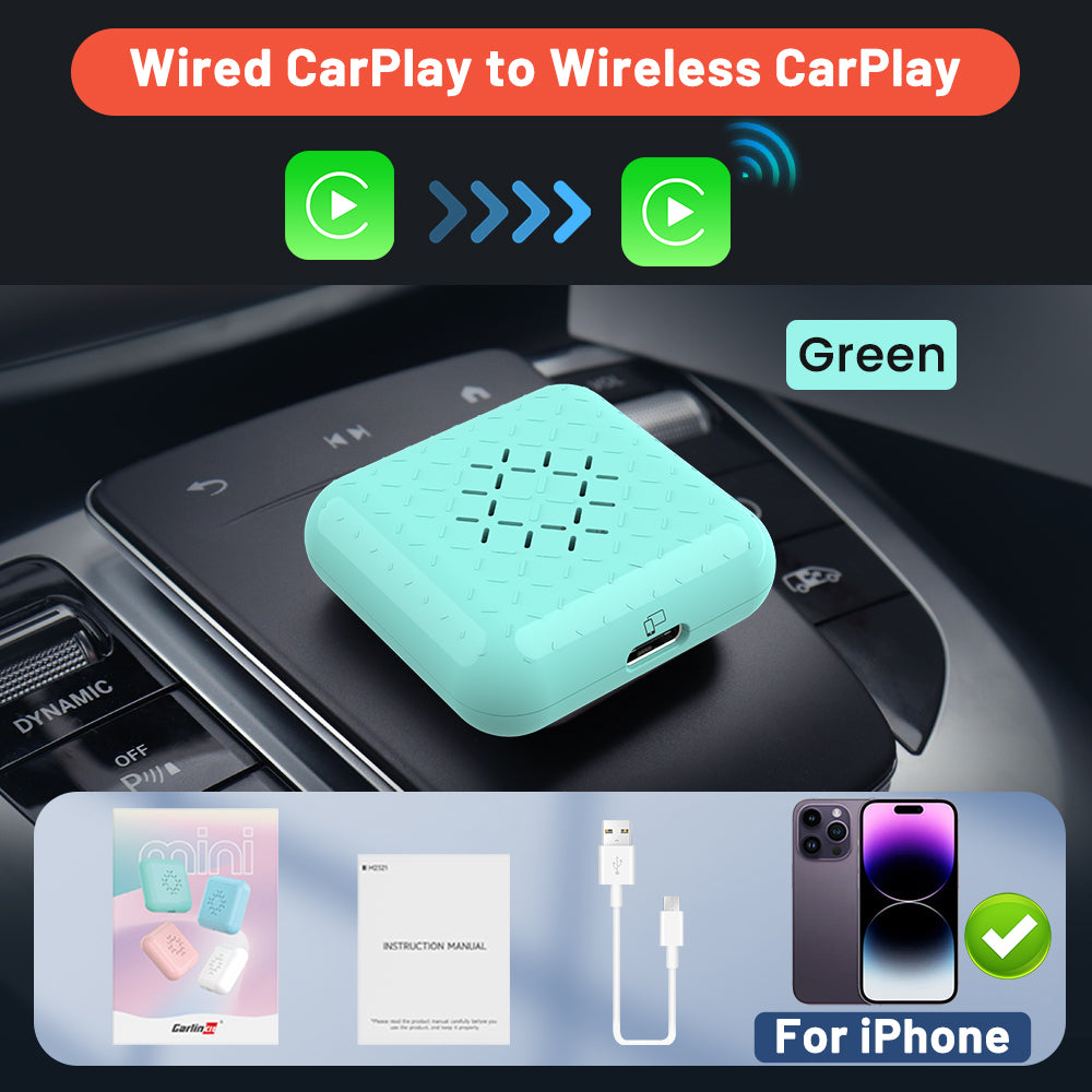 Adaptateur Carplay sans fil, adaptateur automatique sans fil Android Carplay  Ai Box Support multimédia sans fil