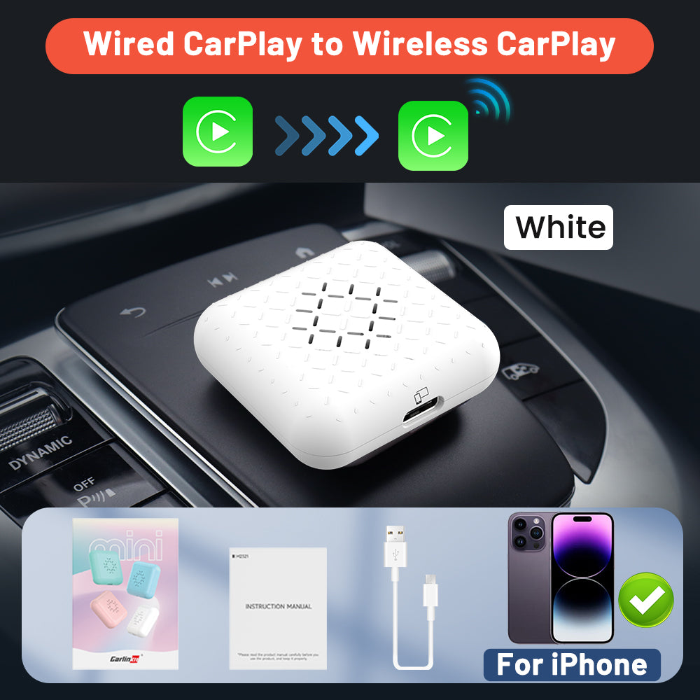 Adaptateur sans fil Carlinkit T2C pour Tesla - Carplay Apple